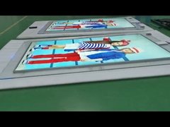 পাতলা ডাবল সাইডেড ডিজিটাল সাইনেজ এলসিডি ডিসপ্লে উচ্চ উজ্জ্বলতা