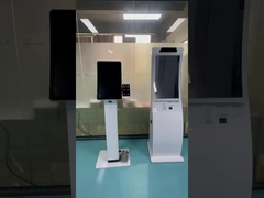 ফাস্ট ফুড রেস্তোরাঁর জন্য মিনি কার্ভড 23.6 ইঞ্চি স্ব-পরিষেবা কিওস্ক টাচ স্ক্রিন ডিজাইন অর্ডারিং