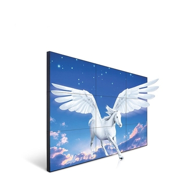 ইন্ডোর ডিজিটাল সাইনেজ ভিডিও ওয়াল 2K 4K HD 2x3 3x3 ন্যারো বেজেল এলসিডি ভিডিও ওয়াল