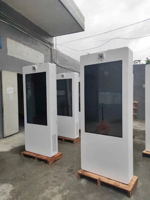 আউটডোর এলসিডি ডিজিটাল সিগনেজ কিওস্ক 43-65 ইঞ্চি 1920x1080 টাচ স্ক্রিন