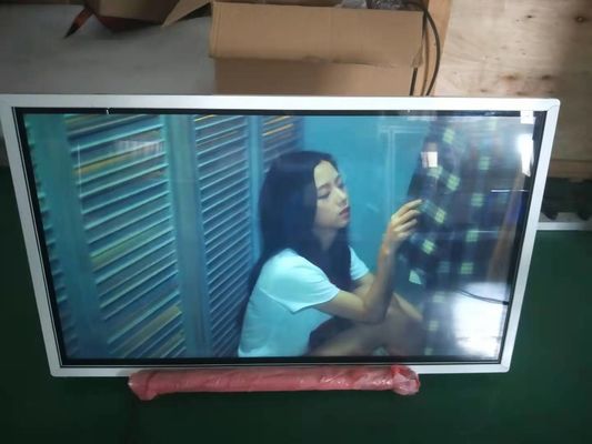 সুপার স্লিম লিফট ডিজিটাল সাইনেজ উজ্জ্বল সাদা 42 ইঞ্চি টাচ স্ক্রিন মল মেডিকেল ইনডোর