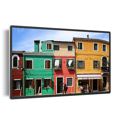 ডিজিটাল সাইনেজ AC100V 300cd/m2 ওয়াল মাউন্ট করা 49 55 65 ইঞ্চি RK3288 মেইনবোর্ড